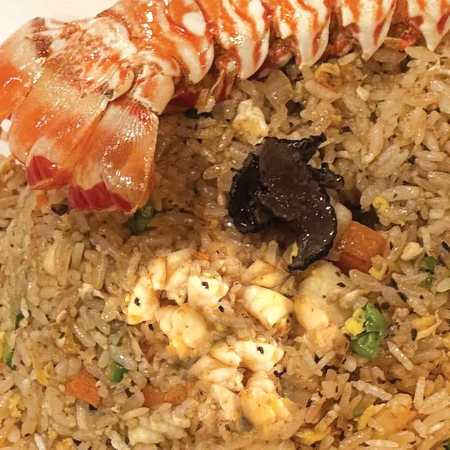 Black Truffle Lobster Fried Rice at TOMO Asian Fusion, Eastdale Village, Poughkeepsie NY