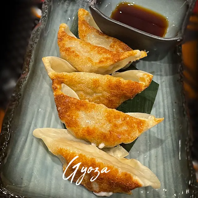 Chicken Gyoza (5pc) at TOMO Asian Fusion, Eastdale Village, Poughkeepsie NY