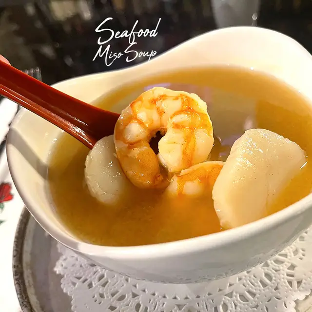 Seafood Miso Soup at TOMO Asian Fusion, Eastdale Village, Poughkeepsie NY